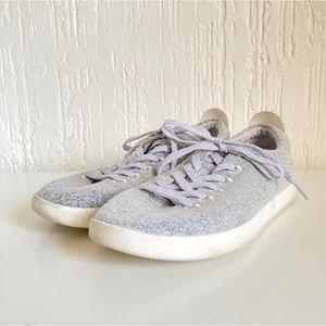 All Birds Gray Merino Wool Tie Up Sneakers Shoes Size 10